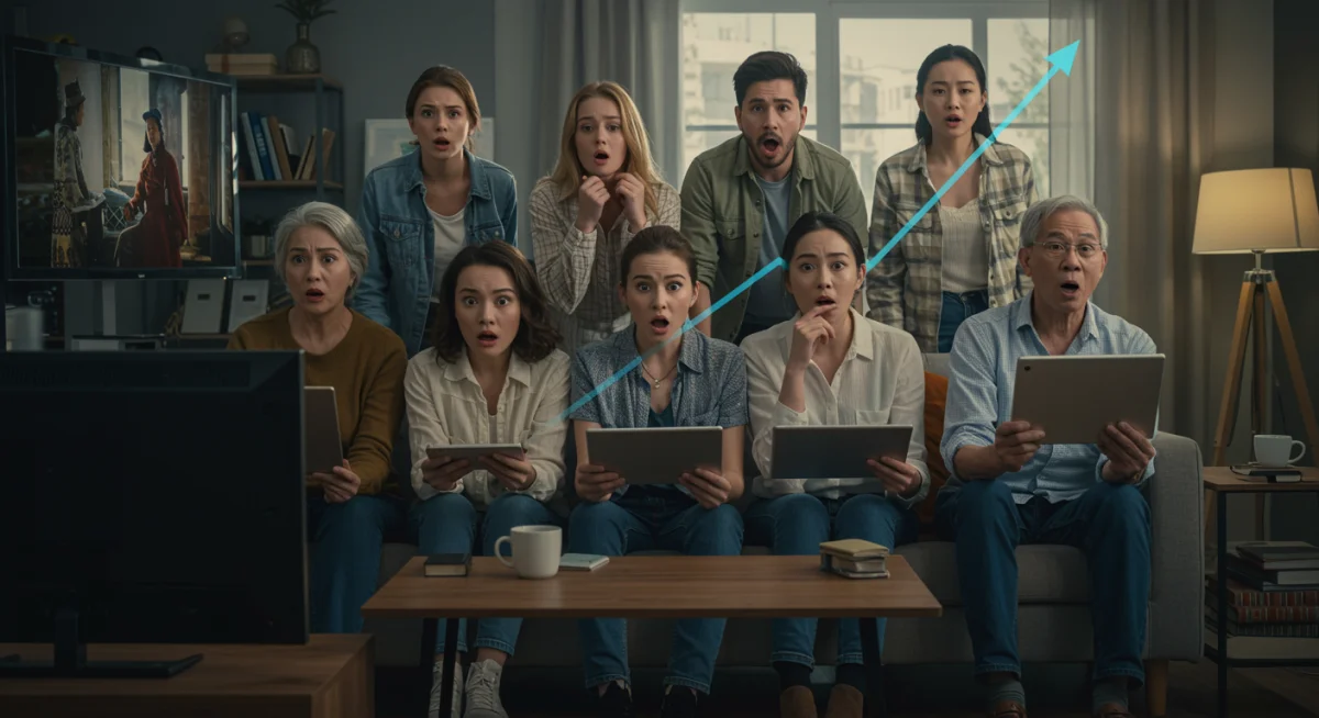 Audiences of all ages captivated by historical dramas with a modern twist, reflecting growing viewership.