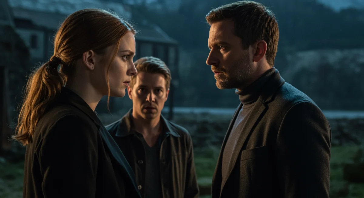 Dramatic scene from a critically acclaimed European series