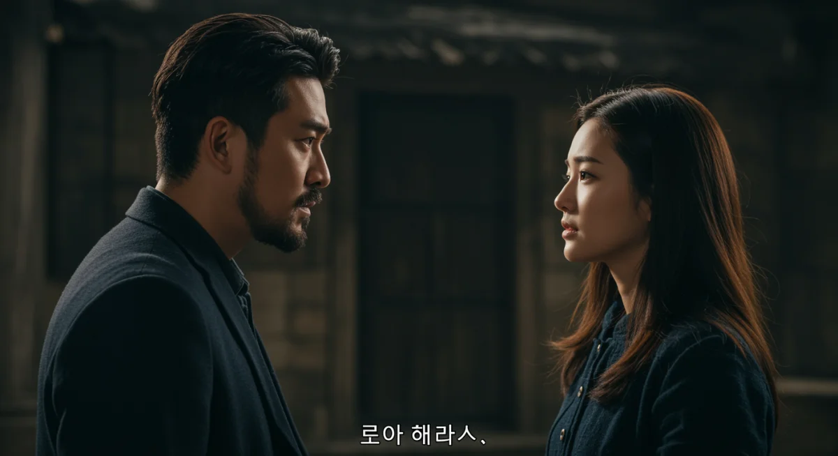 Intense scene from acclaimed foreign language drama