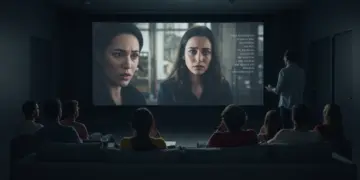 Diverse audience engaged in global drama viewing