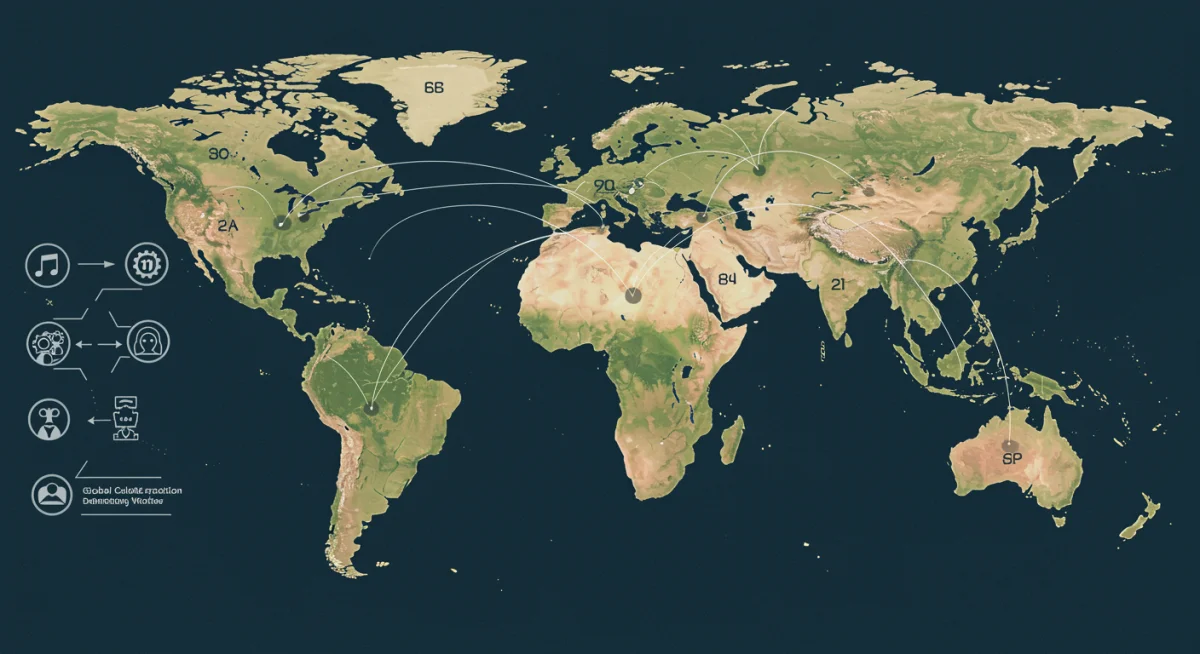 Global collaboration in independent film production
