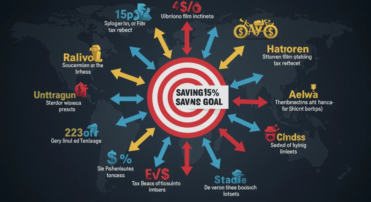 Infographic of global film tax incentives and rebates