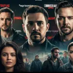 Diverse global series collage with streaming platform logos