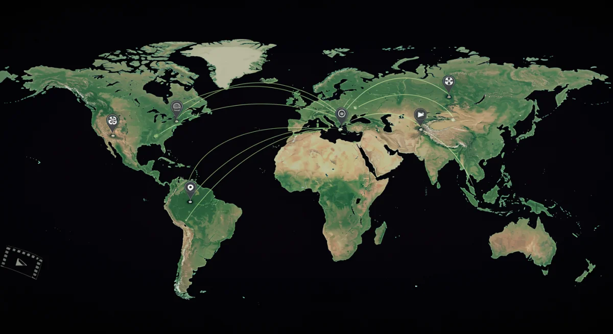 Global interconnectedness through international television series
