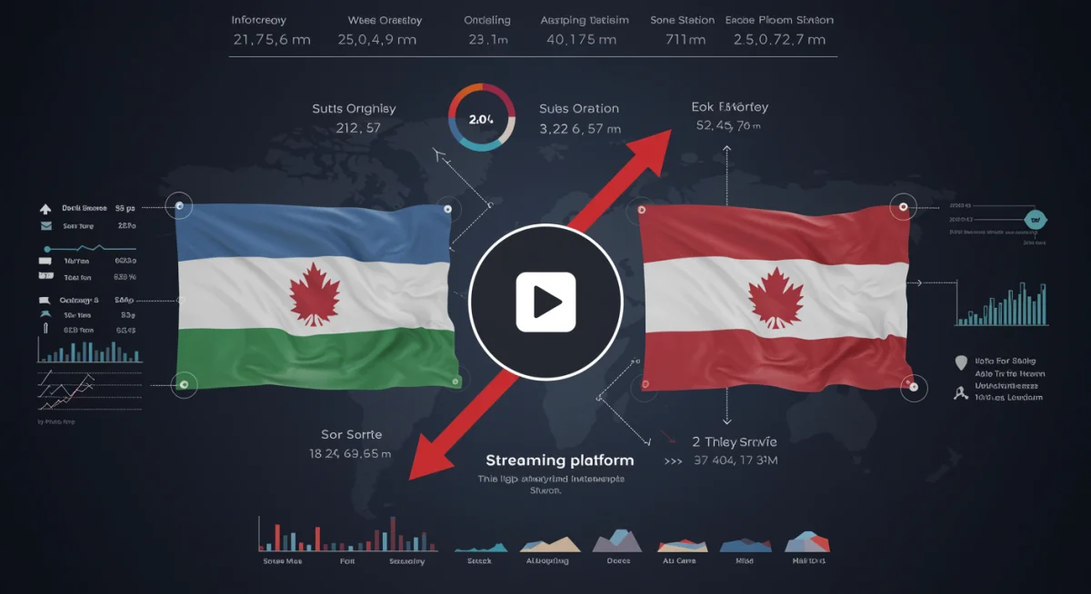 Infographic of international content driving streaming success
