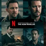 Dynamic collage of international thriller scenes hinting at suspense and global intrigue