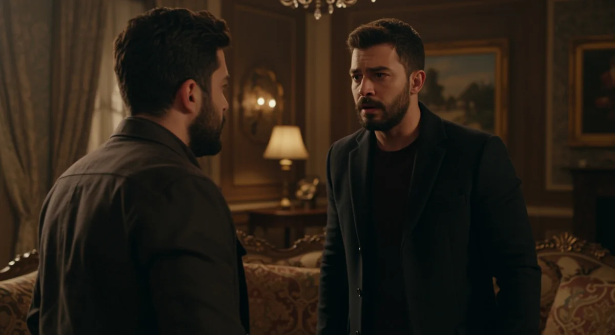 Emotionally charged scene from a captivating Turkish drama